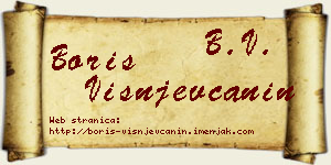 Boris Višnjevčanin vizit kartica